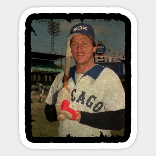 Carlton Fisk in Chicago White Sox Sticker